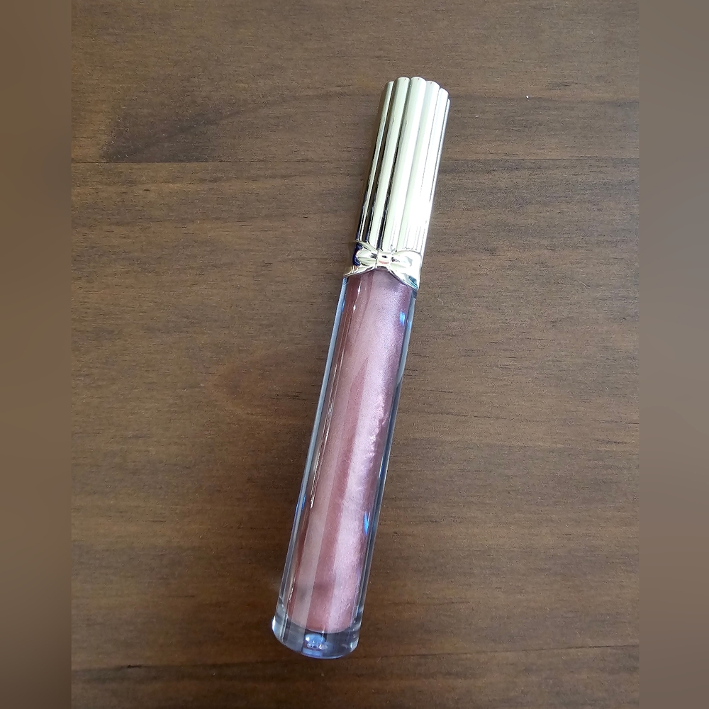 Estee Lauder 115 flash fire Metallic Rose Lip Gloss